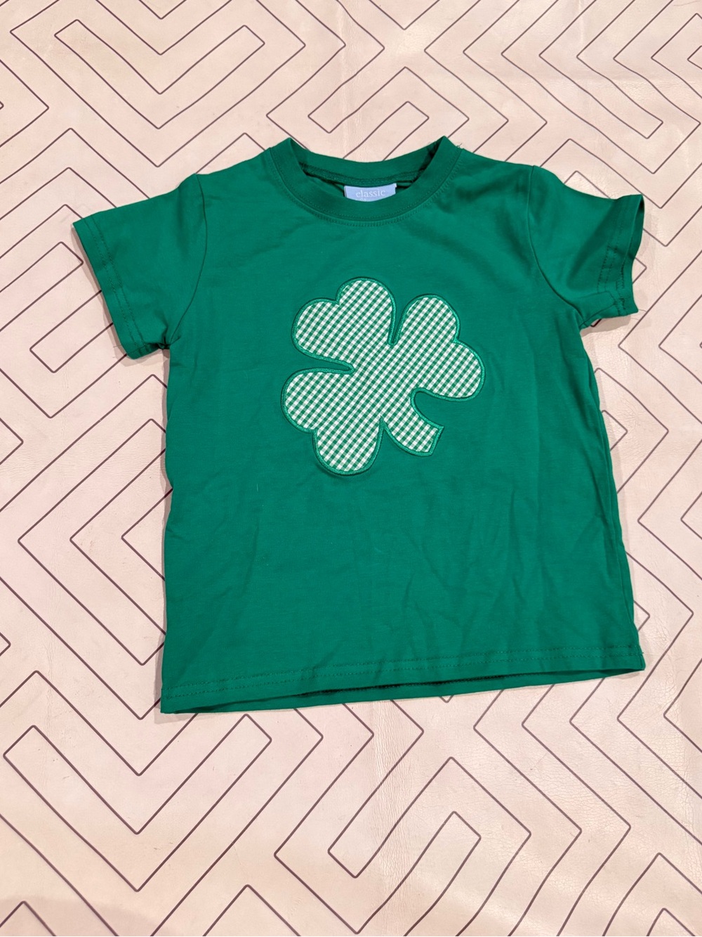 Classic Whimsy Green Clover Tshirt